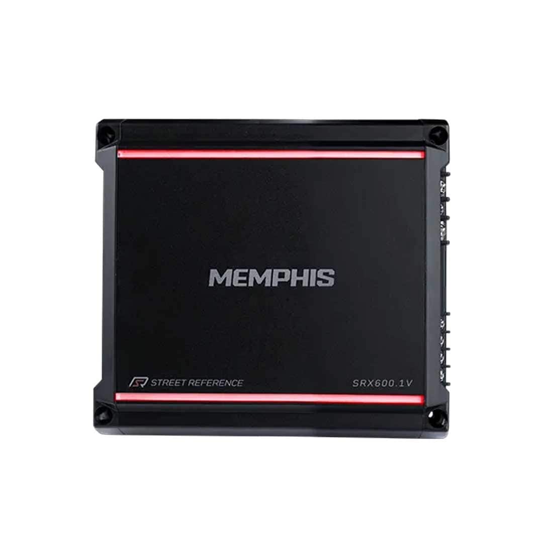 Memphis Car Audio - Memphis Audio SRX600.1V Mono 1-ohm 600 Watt Amplifier - Black/Gray