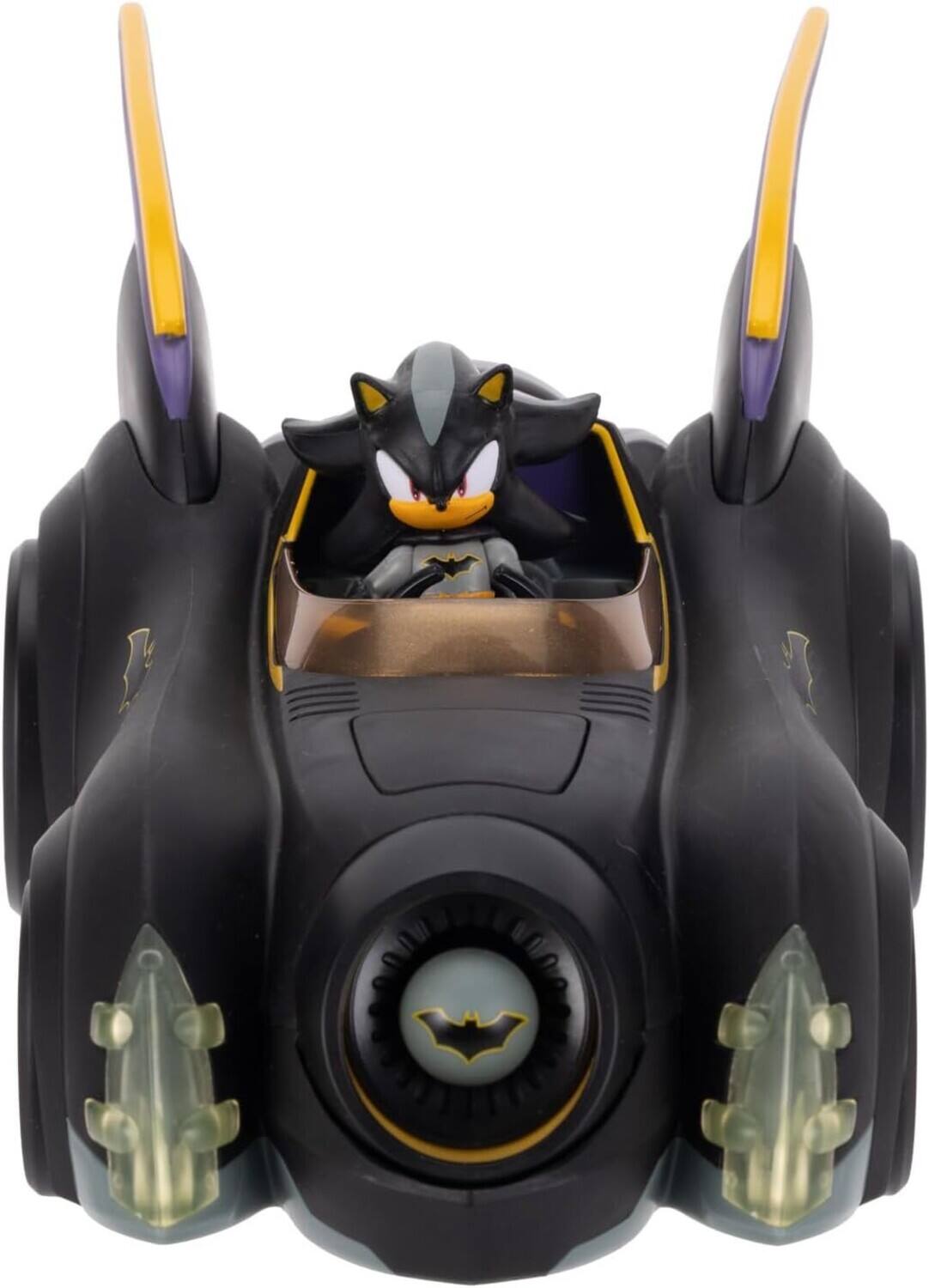 Alt View 2. Jakks Pacific - Jakks Pacific - DC x Sonic the Hedgehog Batmobile & Shadow Batman   - COLLECTIBLES - Multicolor.