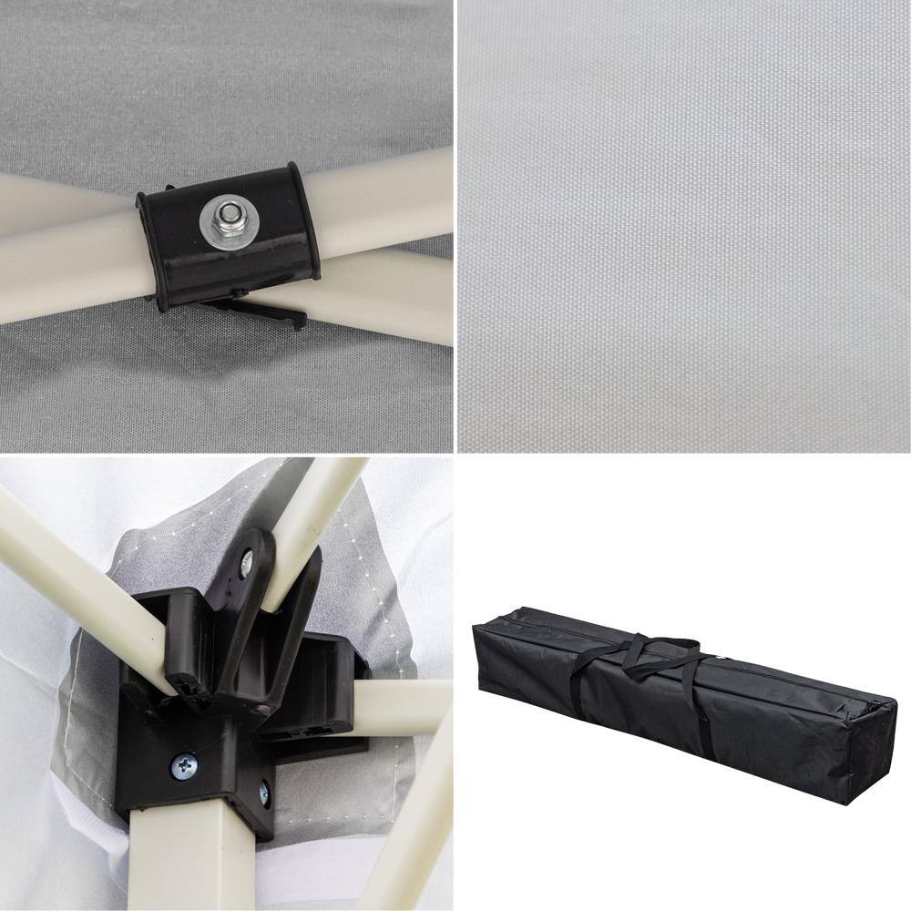 Alt View 1. Winado - New 8'x8' EZ Pop Up Canopy Wedding Party Tent Folding Gazebo Shade Shelter White.