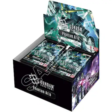 GUNDAM CARD GAME Phantom Aria
24-Card Booster Pack
135+16cm
BANDAI
Phantom Aria
GUNDAM CARD GAME Phantom Aria