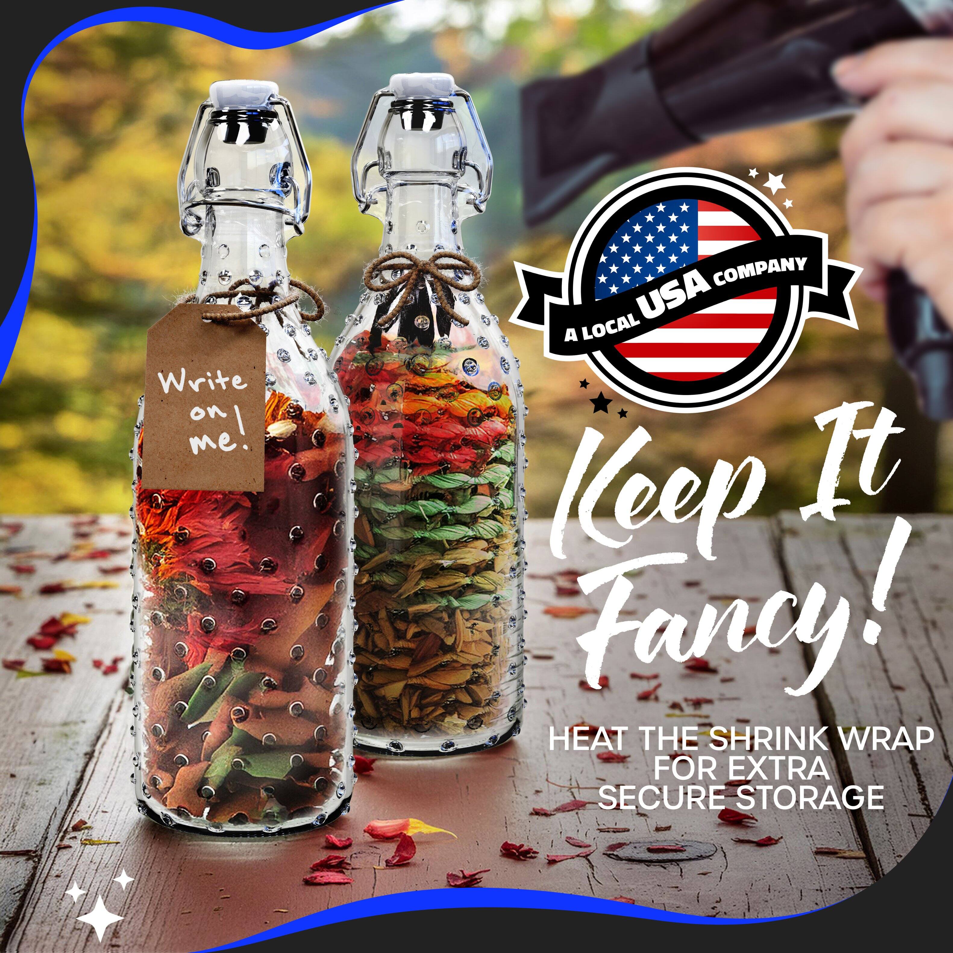 Write on me!  
A LOCAL USA COMPANY  
Keep It Fancy!  
HEAT THE SHRINK WRAP FOR EXTRA SECURE STORAGE