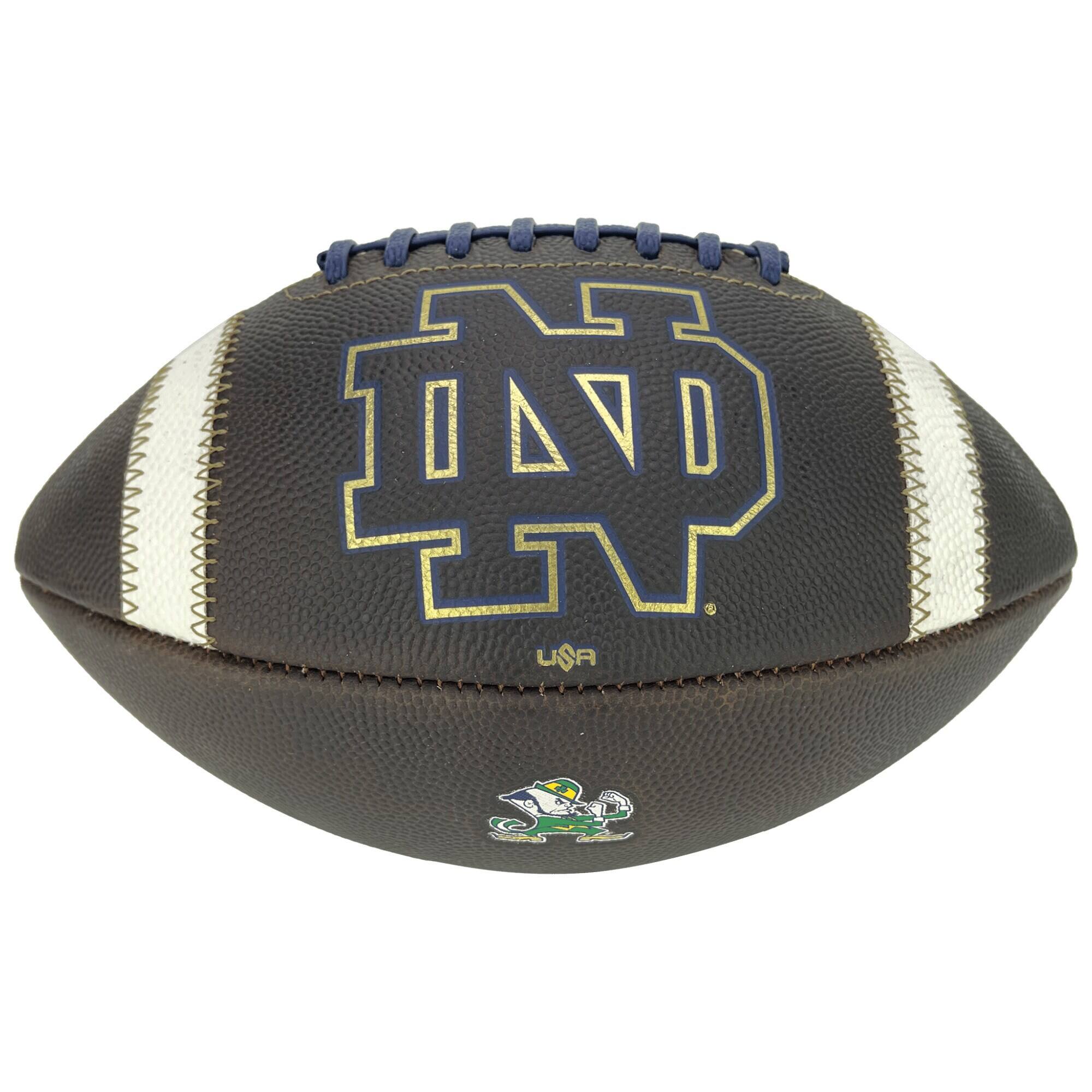 Alt View 1. Team Issue - Notre Dame Fighting Irish Vapor Elite Game Football - Multicolor.