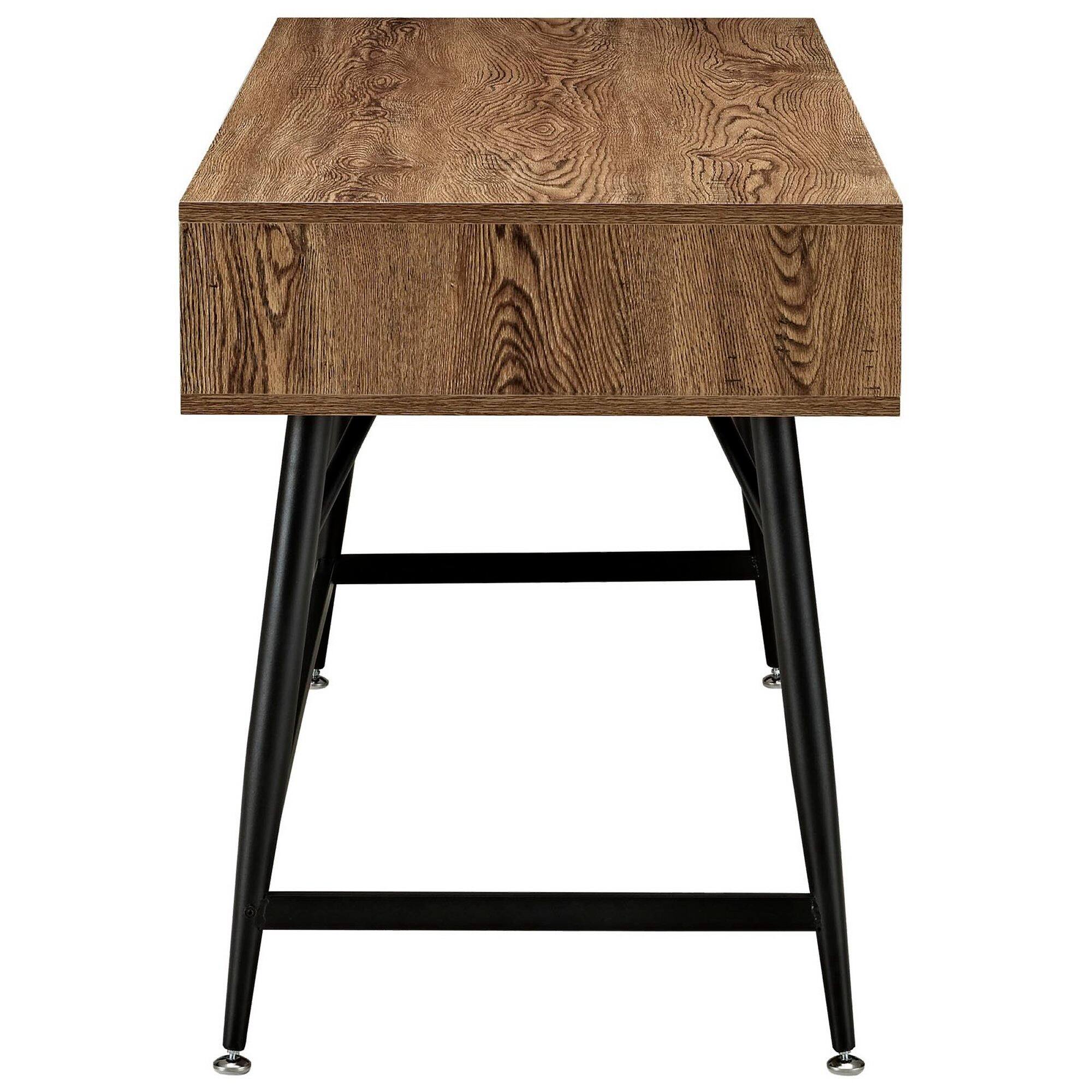 Left. Modway - Surplus Office Desk by Modway - Walnut.