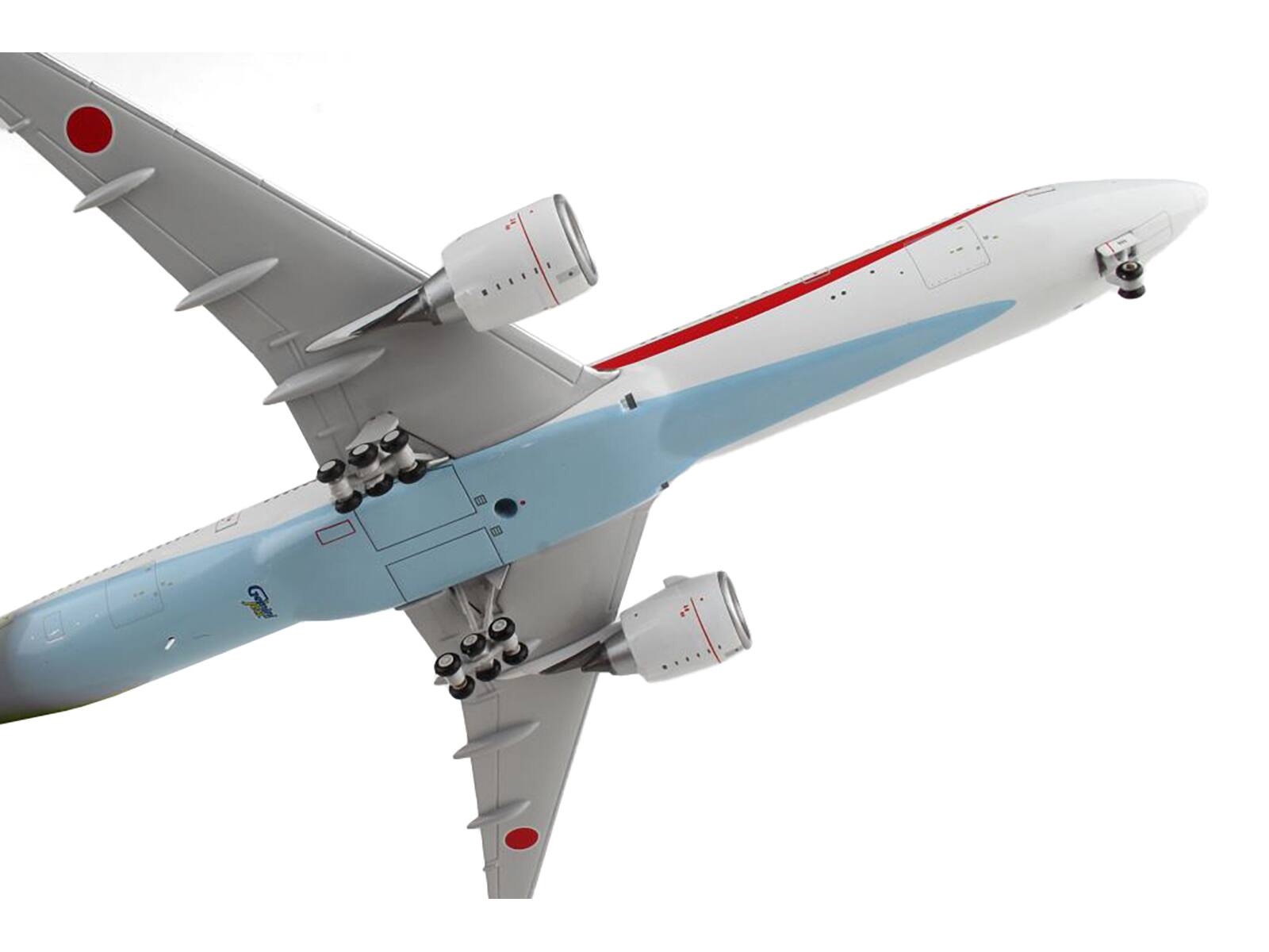 Back. GeminiJets - Boeing 777-300ER Commercial Aircraft Japan Air Self-Defense Force White with Red Stripes Gemini Macs Series 1/400 - White with Red.