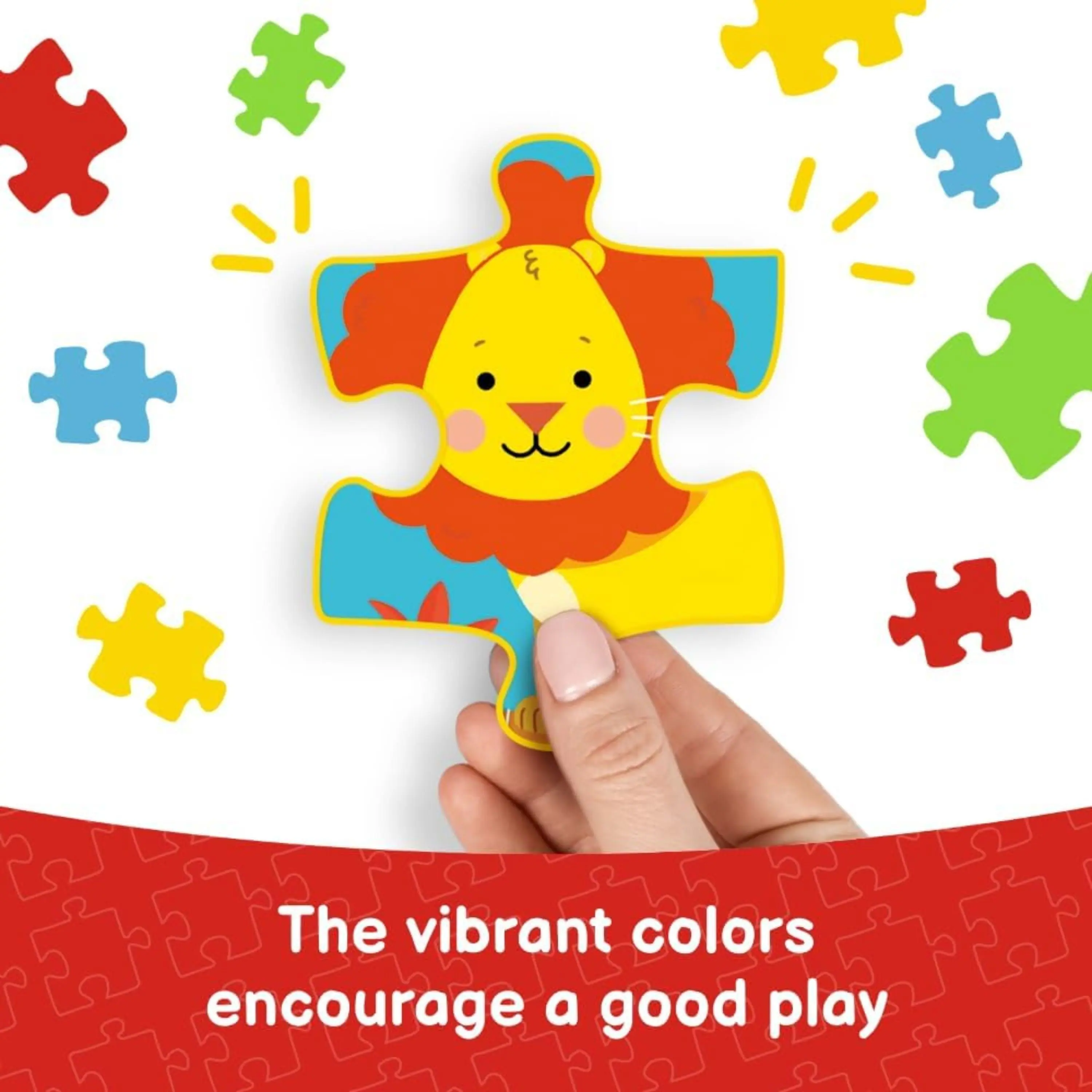 The vibrant colors encourage a good play
