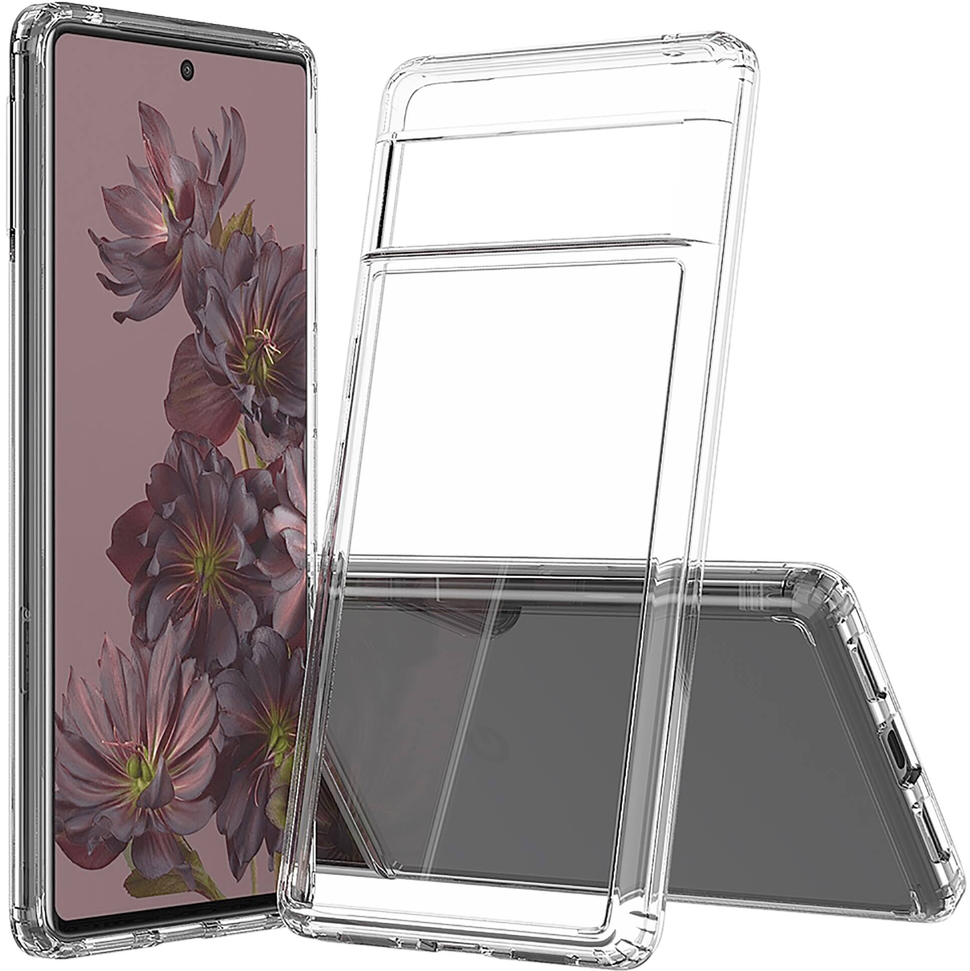 Front. Nakedcellphone - Clear Case for Google Pixel 7 Pro - Clear.