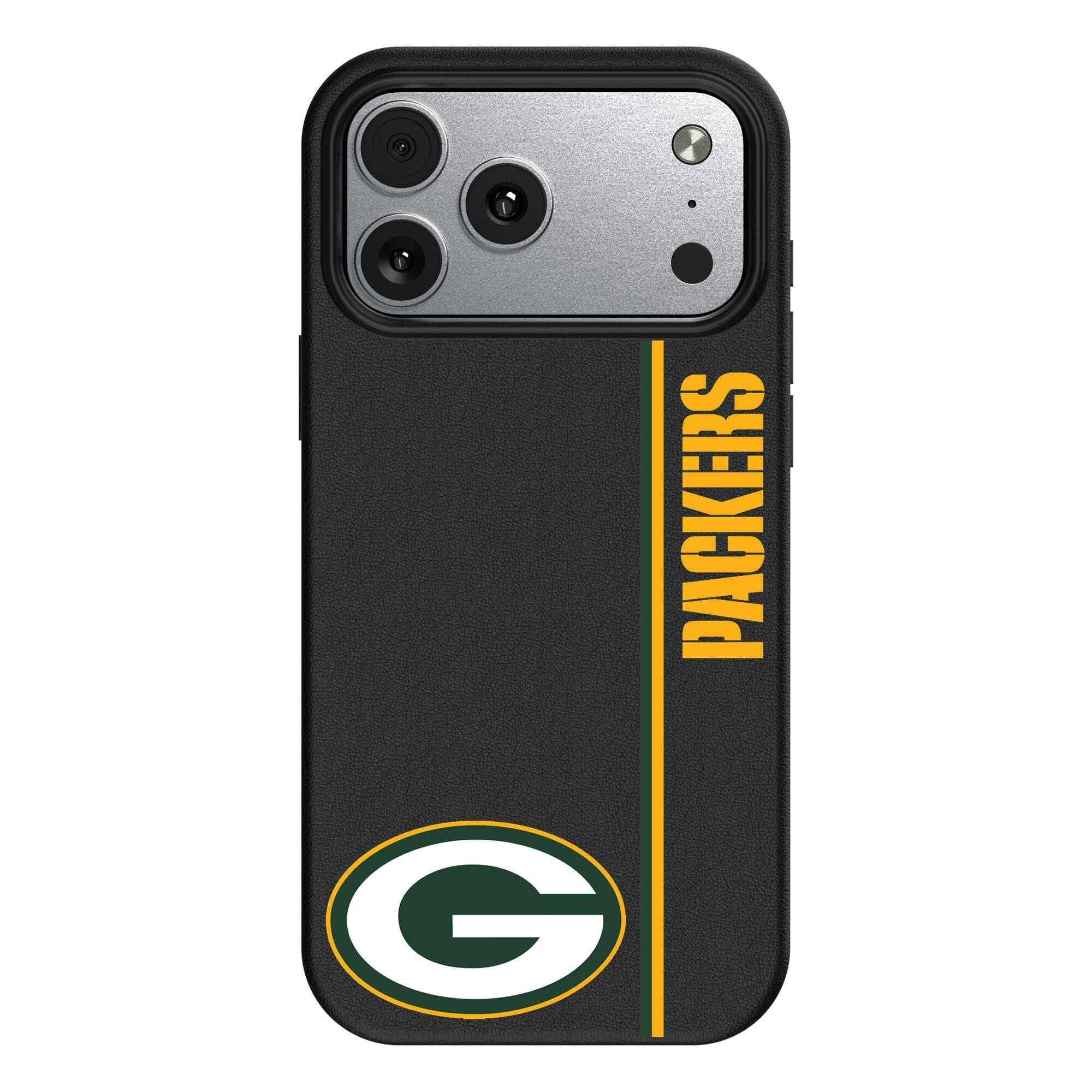 Front. Keyscaper - Green Bay Packers iPhone Magnetic Bump Case - 15 - Black.