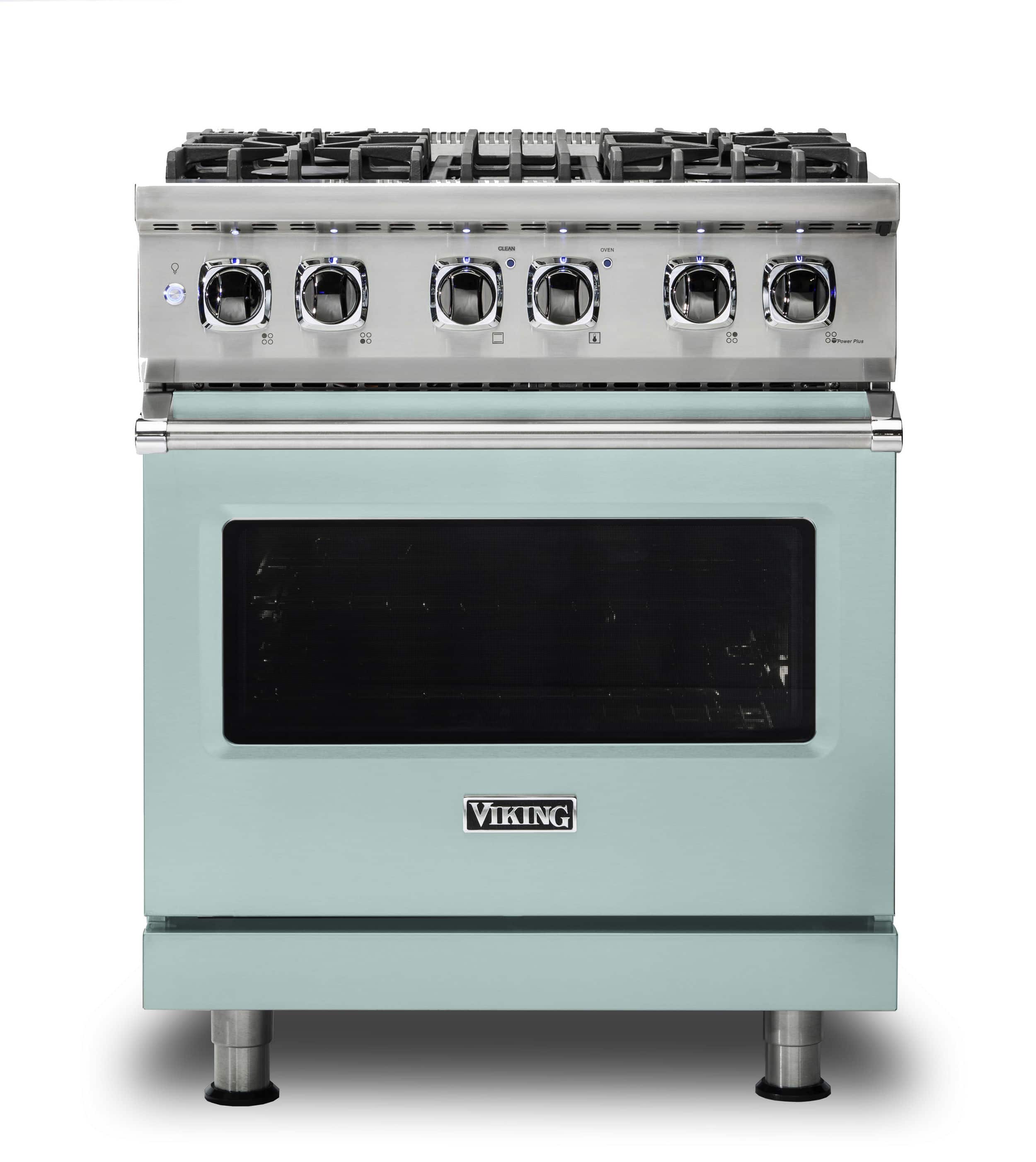 Front. Viking - 30-Inch Dual Fuel Freestanding Range - Splash.