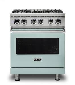 Viking - 30-Inch Dual Fuel Freestanding Range - Splash
