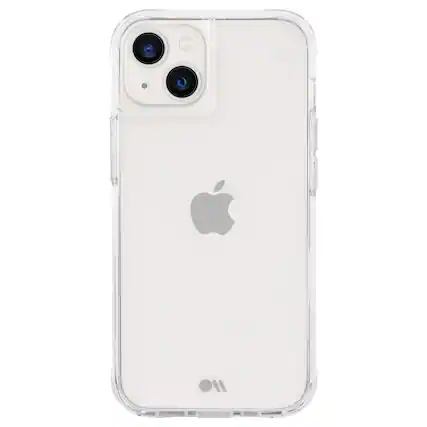 Front. Case-Mate - Tough Clear Hardshell Case for iPhone 13 - Clear.
