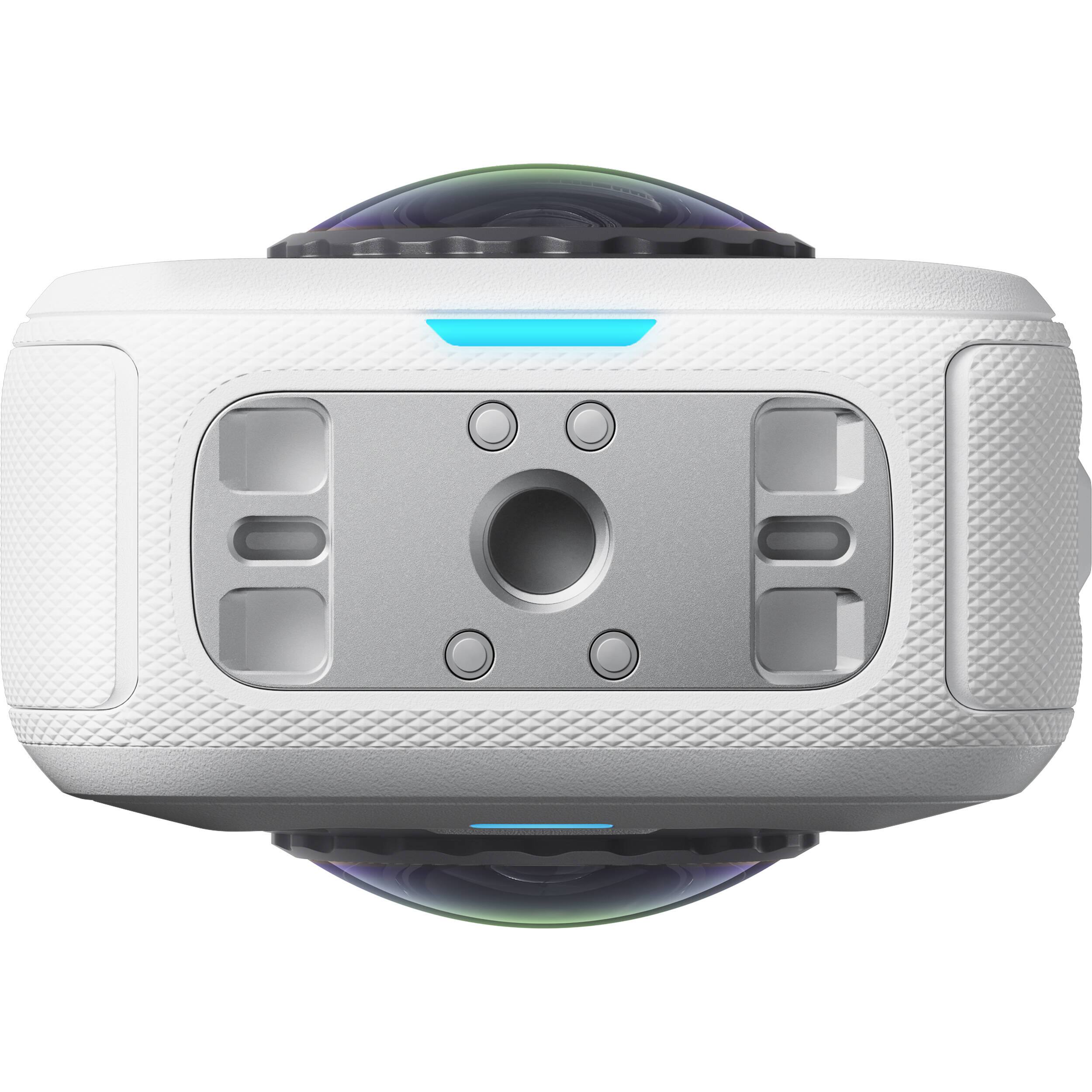 Alt View 6. Insta360 - Insta360 X6 8K 360° Action Camera, 66ft Waterproof Standard Bundle (White) - White.