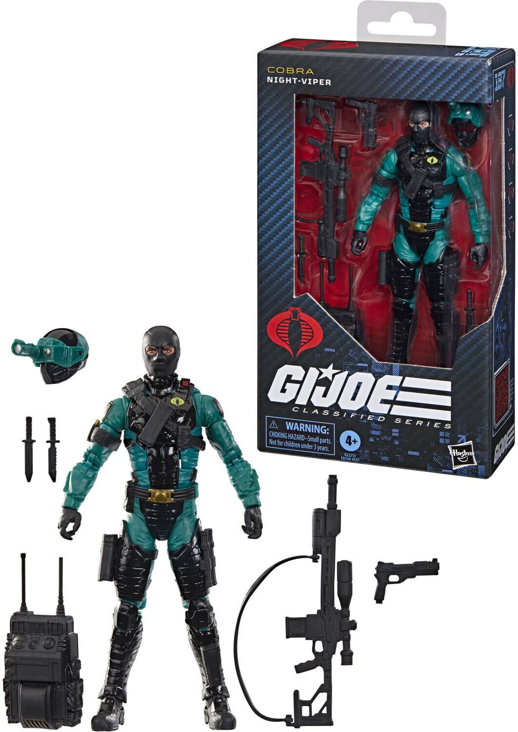 G.I. Joe - Classified Series - #187, Night-Viper Action Figure - COLLECTIBLES