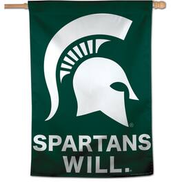 WinCraft - Michigan State Spartans 28" x 40" Single-Sided Vertical Banner - Multicolor