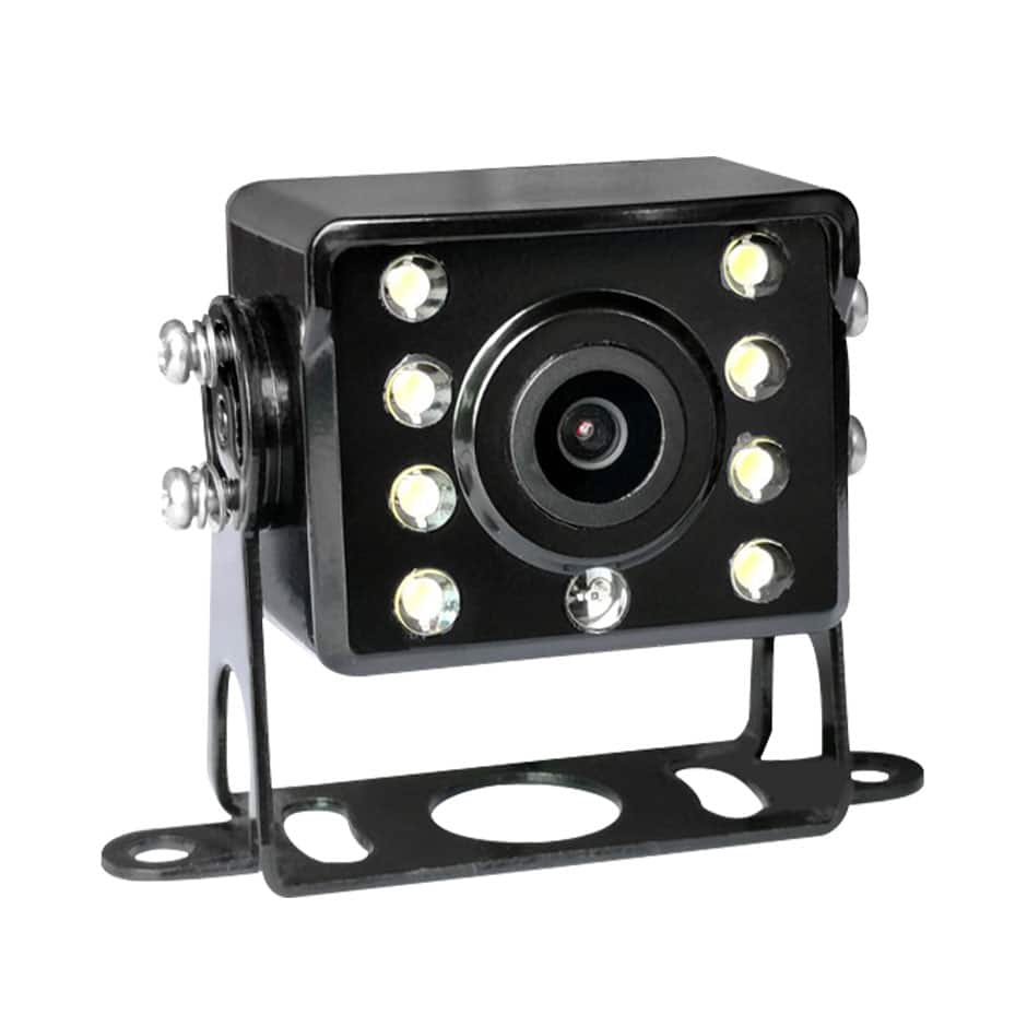 Cluzine - 8 LED AHD Truck Backup Camera, IP68 Waterproof, Night Vision for Large Vehicles