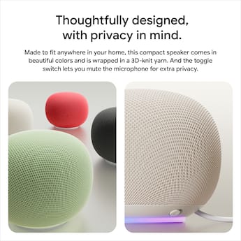 Google Home Speaker Smart Speaker with Gemini For Home Voice Google Home Speaker Smart Speaker with Gemini For Home Voice