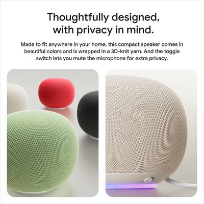 Google Home Speaker Smart Speaker with Gemini For Home Voice Google Home Speaker Smart Speaker with Gemini For Home Voice
