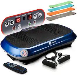 LifePro - Waver Vibration Plate – Whole Body Exercise Machine for Weight Loss, Muscle Toning & Lymphatic Drainage - Blue