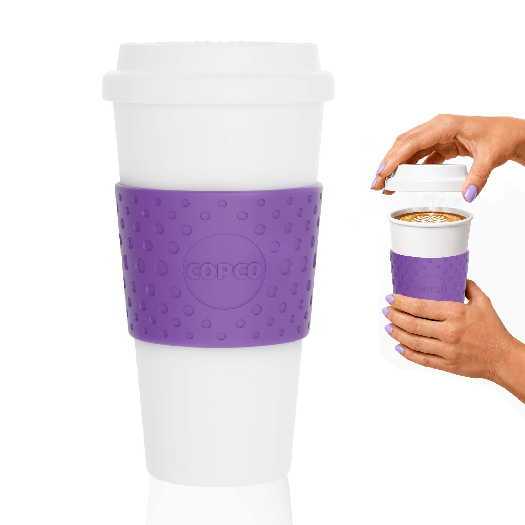 Copco - Acadia 16 oz Reusable Travel Mug -BPA-Free Insulated Cup with Spill-Resistant Lid - Lilac price history on PriceWatchPro