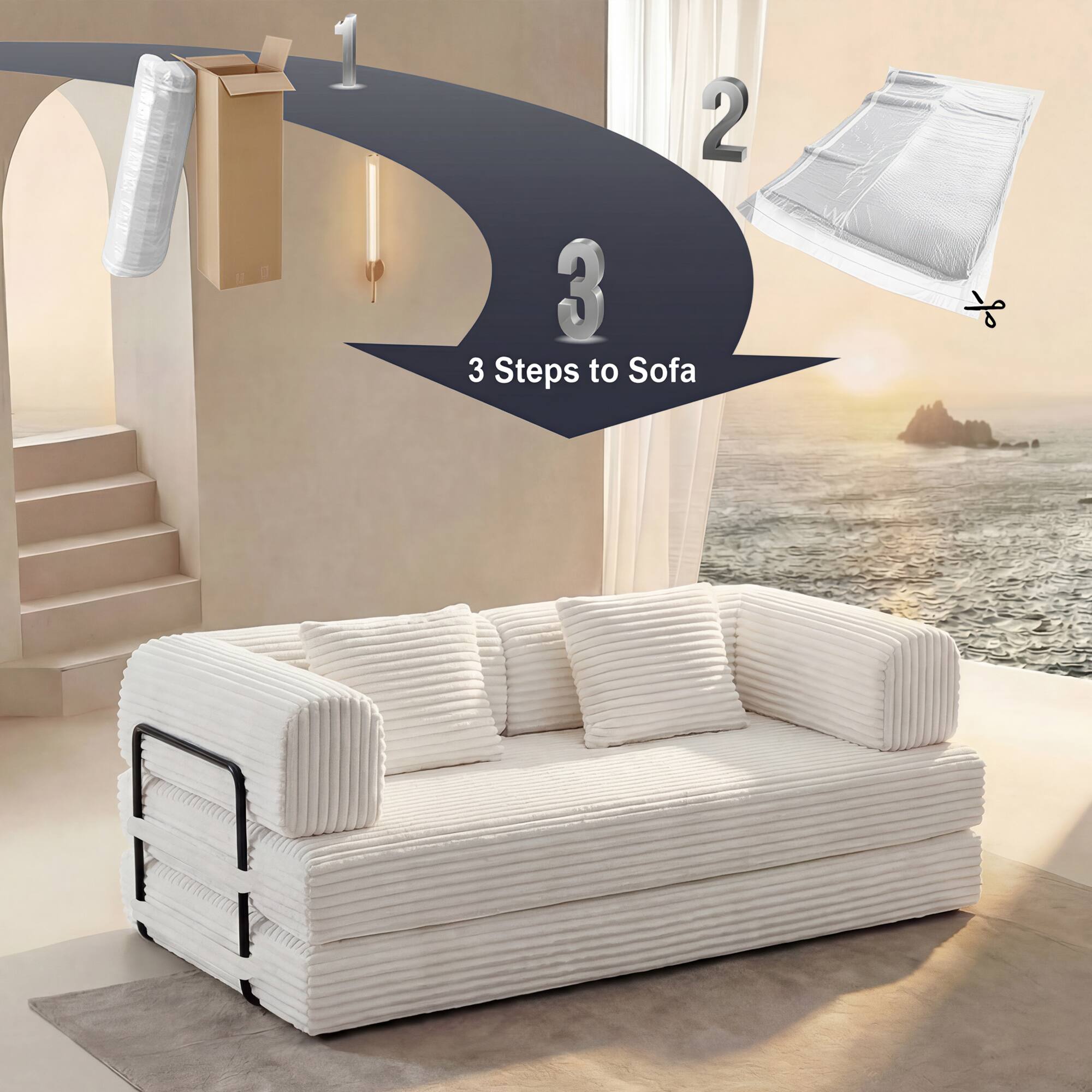 3 Steps to Sofa