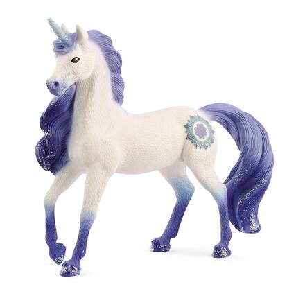 Front. Schleich - Bayala: Mandala Unicorn Stallion.