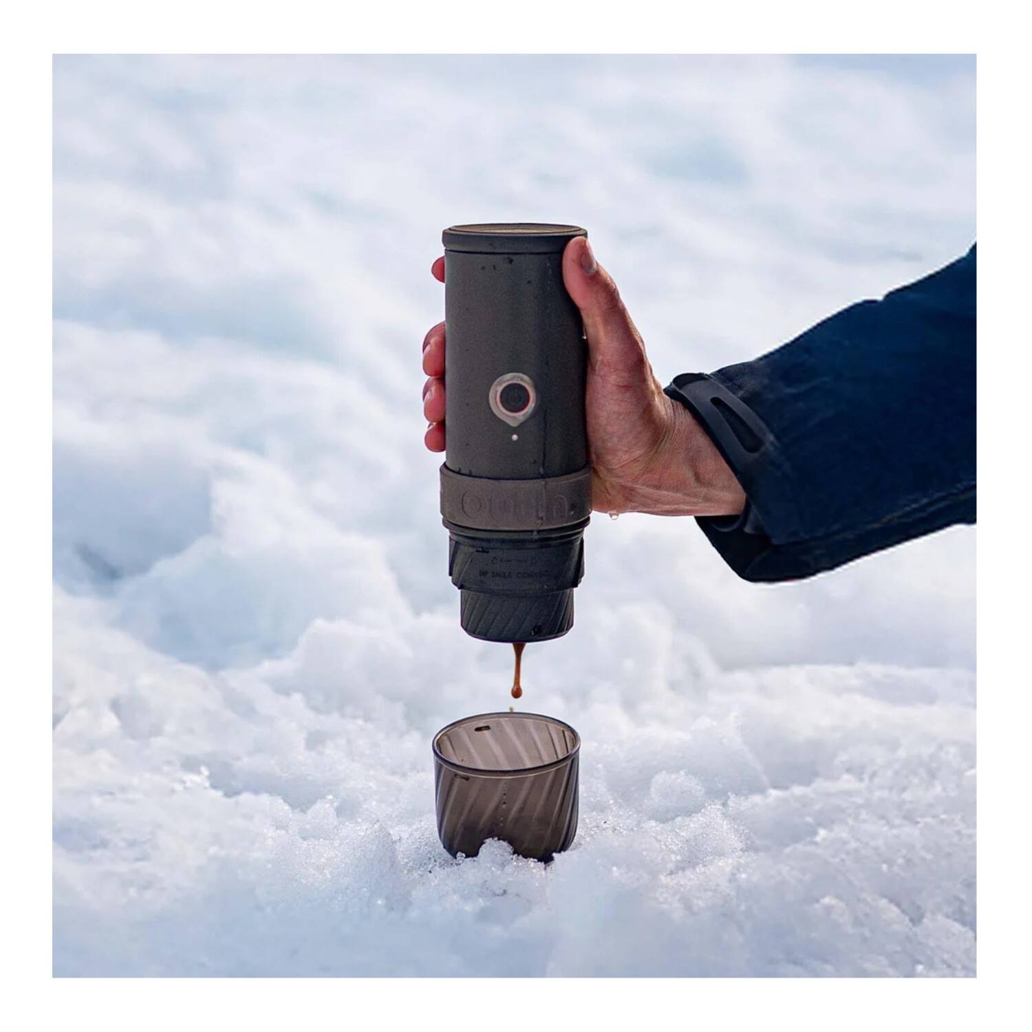Back. Outin - Outin Mino Portable Electric Espresso Machine (Space Grey) - Grey.