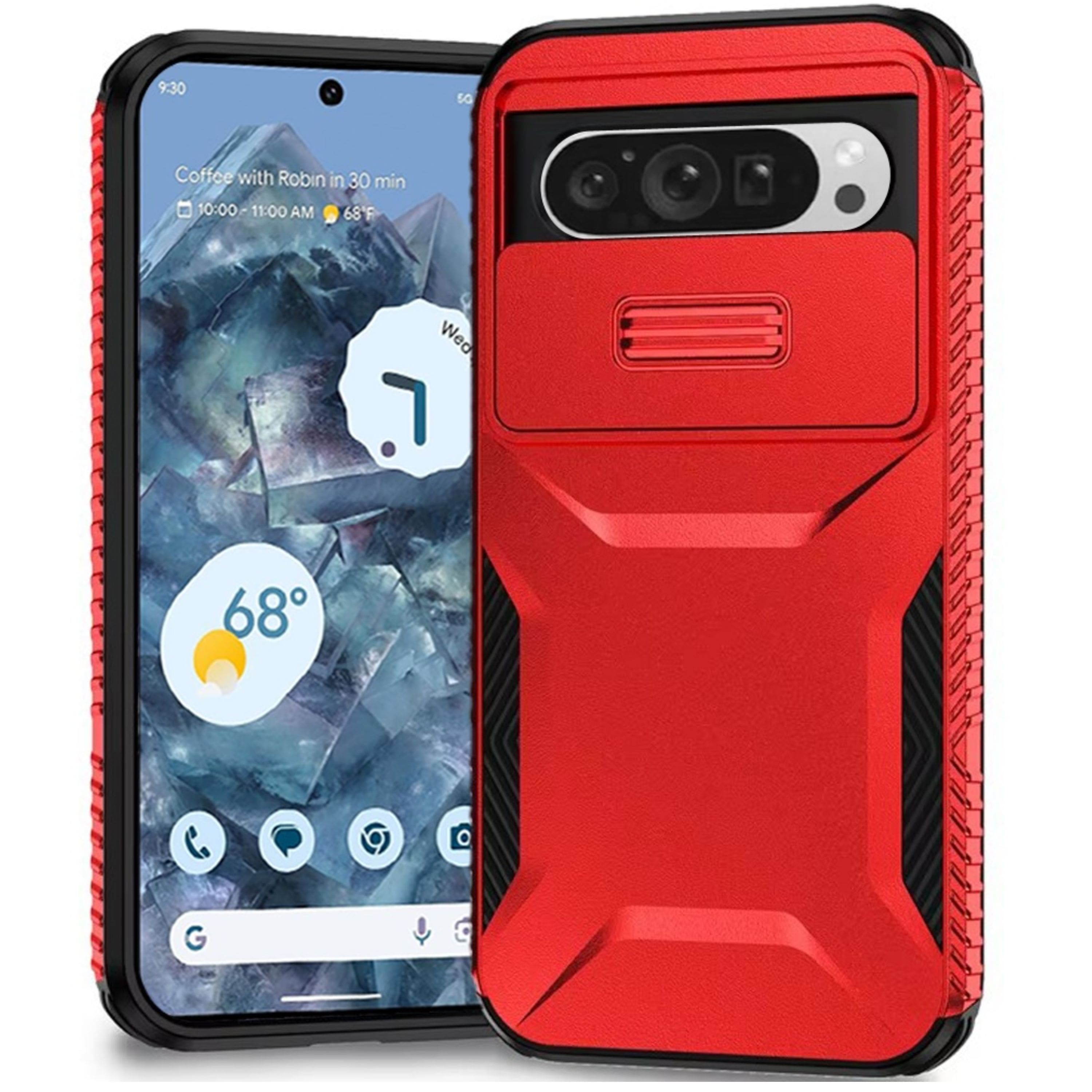 Kitcheniva - Sliding Rear Lens Protective Case For Google Pixel 9 Pro XL - Red price history on PriceWatchPro