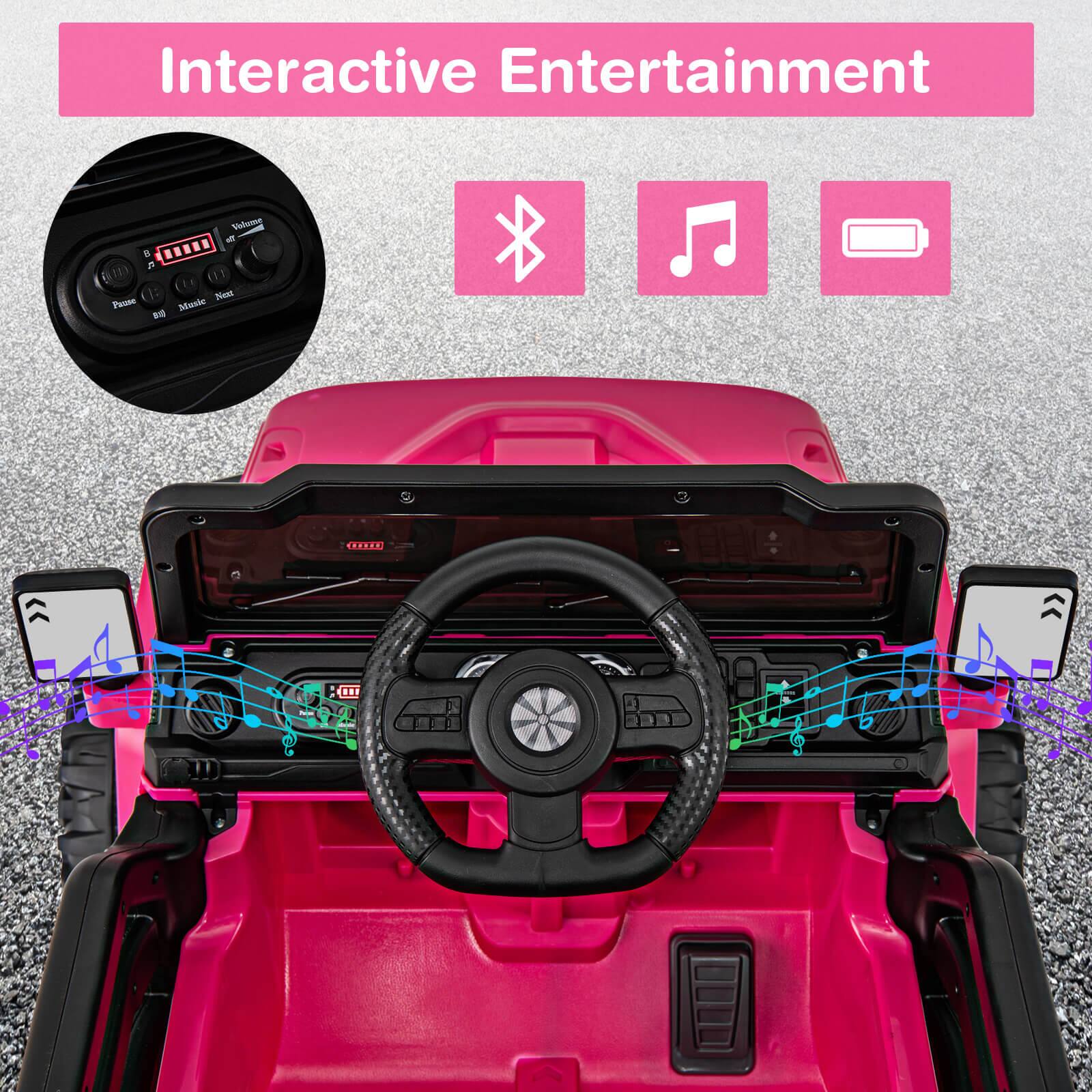 Interactive Entertainment

- Bluetooth
- Music
- Battery