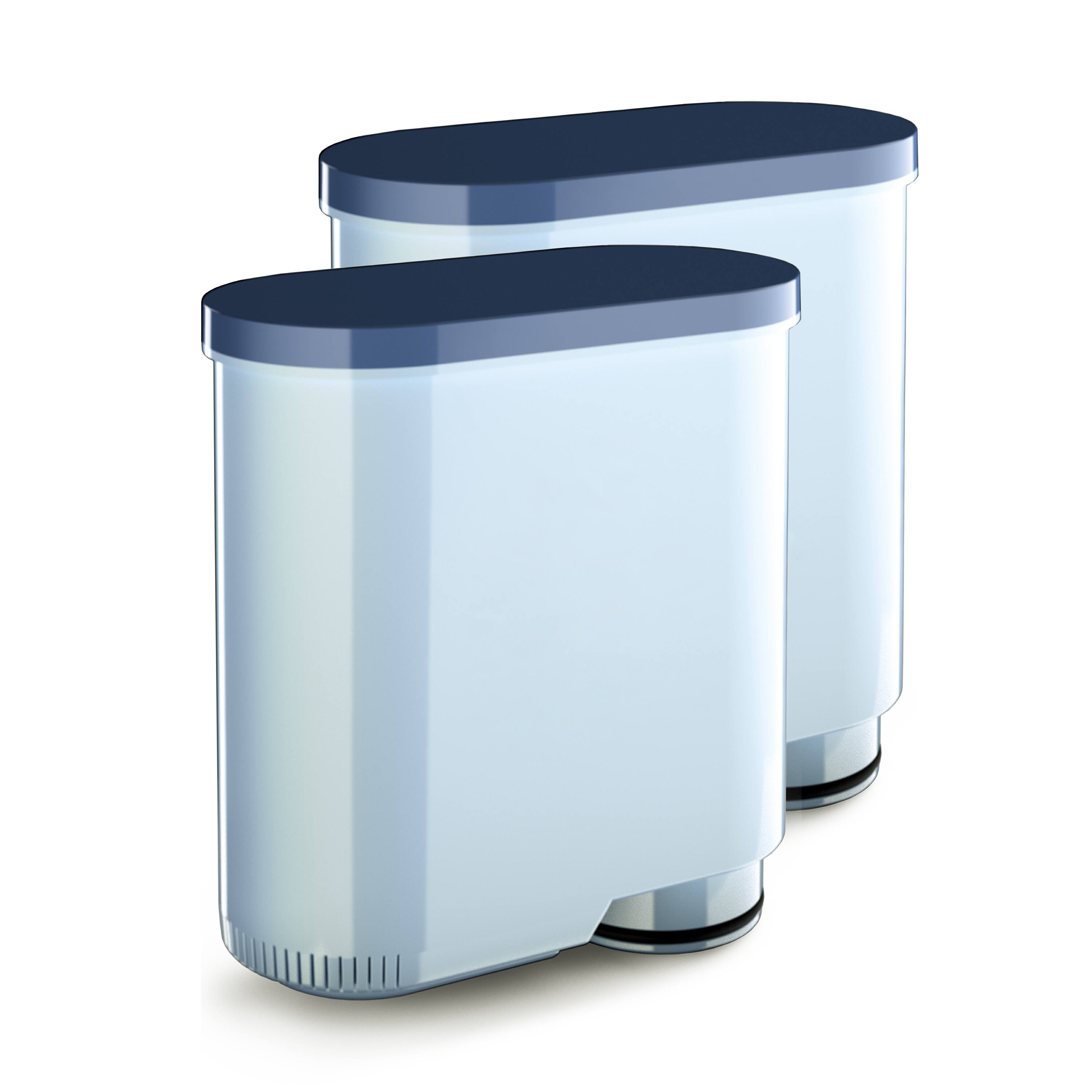 Angle. Philips - AquaClean Water Filter Replacement for Fully Automatic Espresso Machines, Two Pack - Blue.