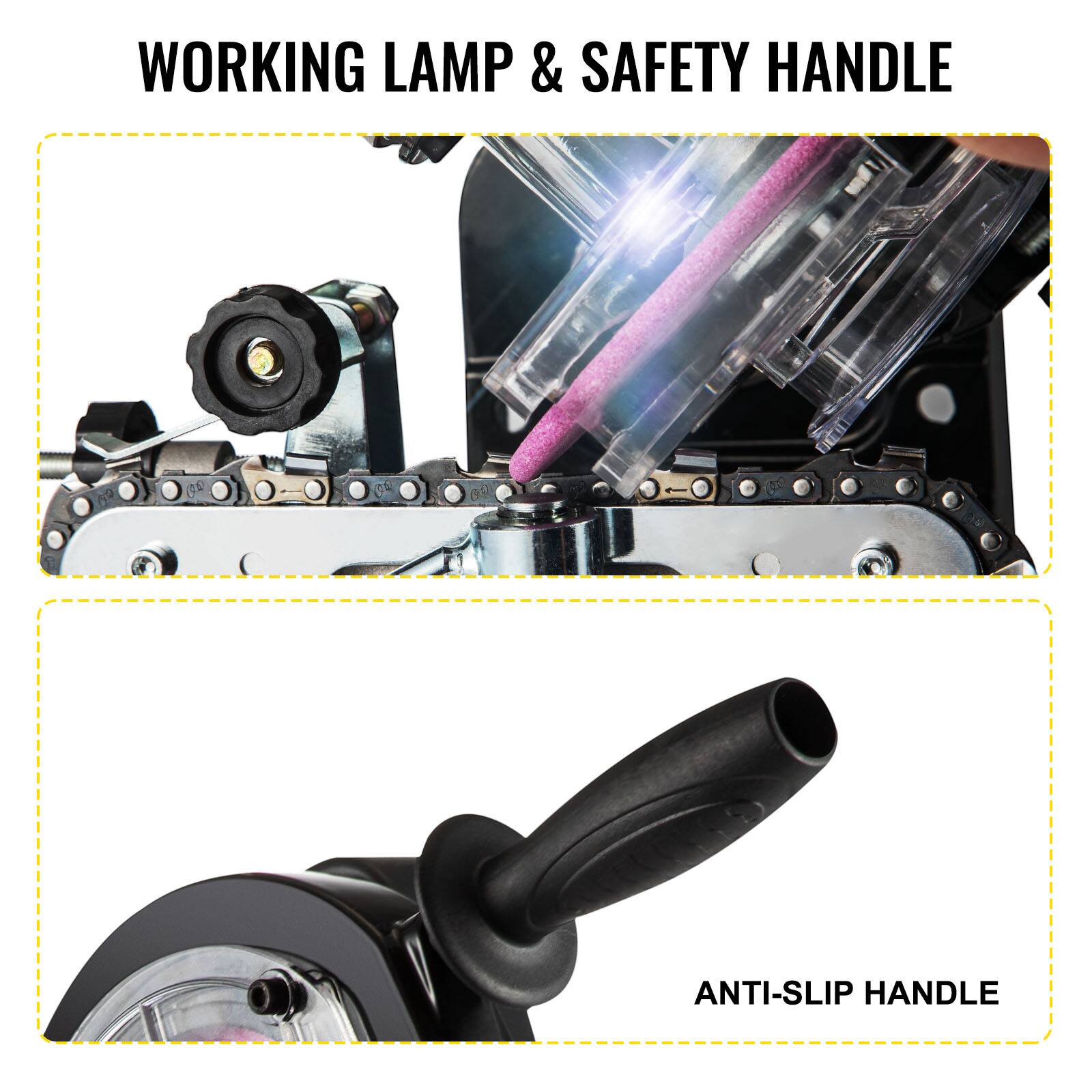WORKING LAMP & SAFETY HANDLE

ANTI-SLIP HANDLE