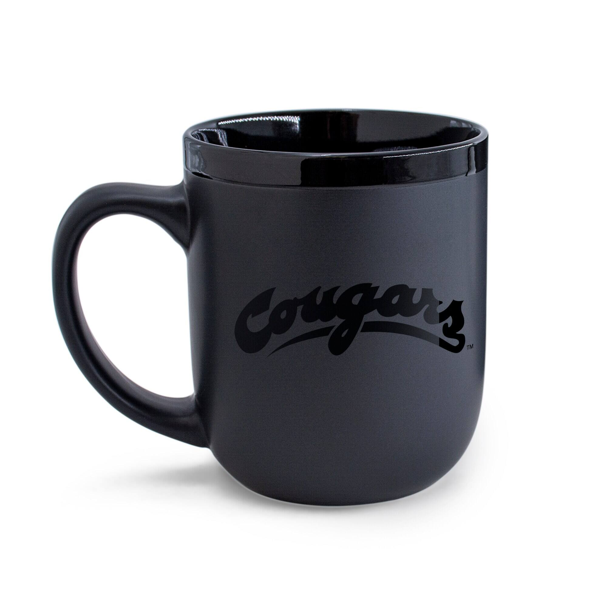 Alt View 1. WinCraft - Washington State Cougars 17oz. Ceramic Mug - Black.