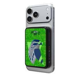 Keyscaper - Seattle Seahawks 5000mAh Wireless Magnetic Power Bank - Black