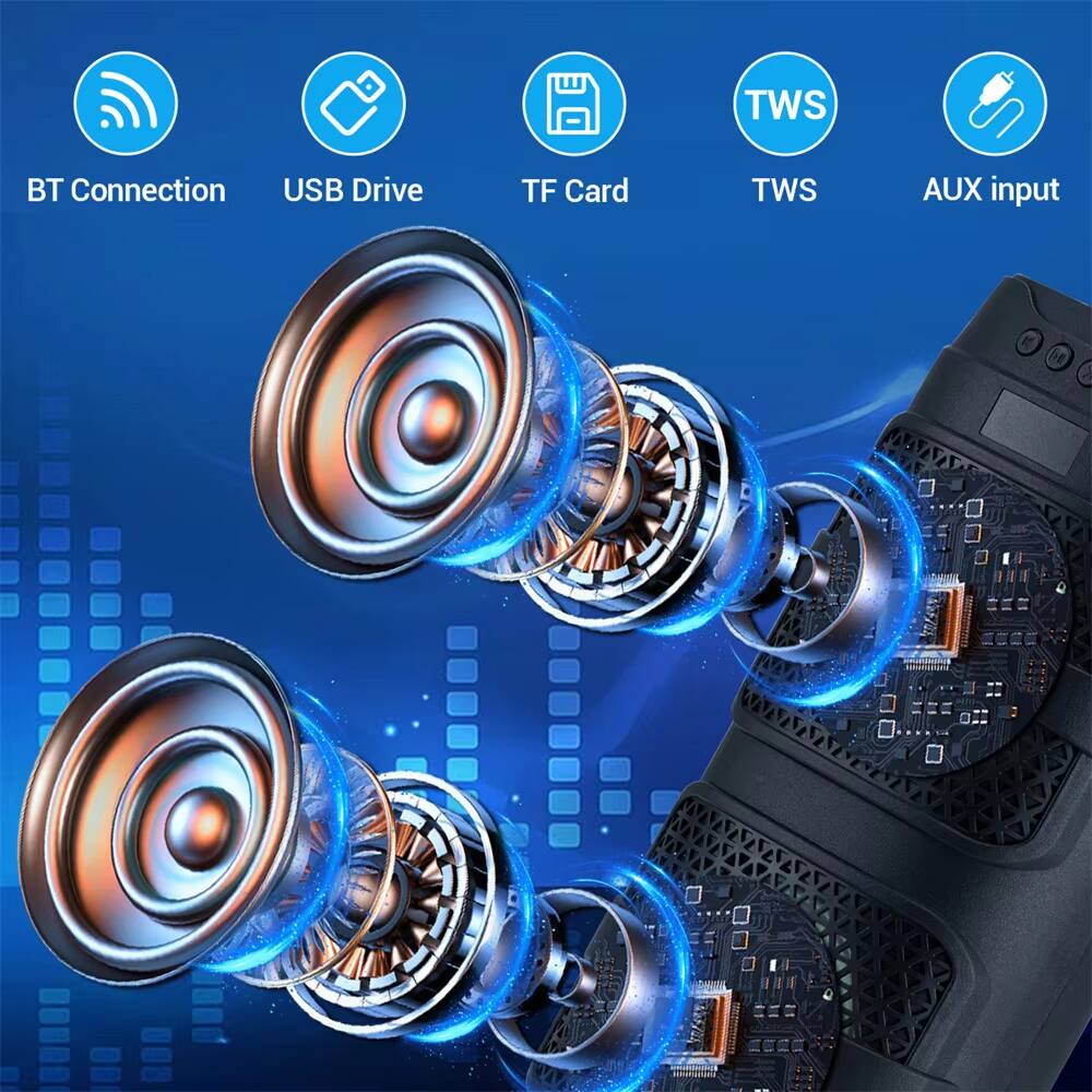 BT Connection  
USB Drive  
TF Card  
TWS  
AUX input