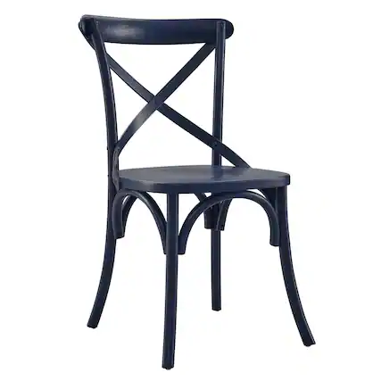 Front. Modway - Gear Dining Side Chair by Modway - Blue.