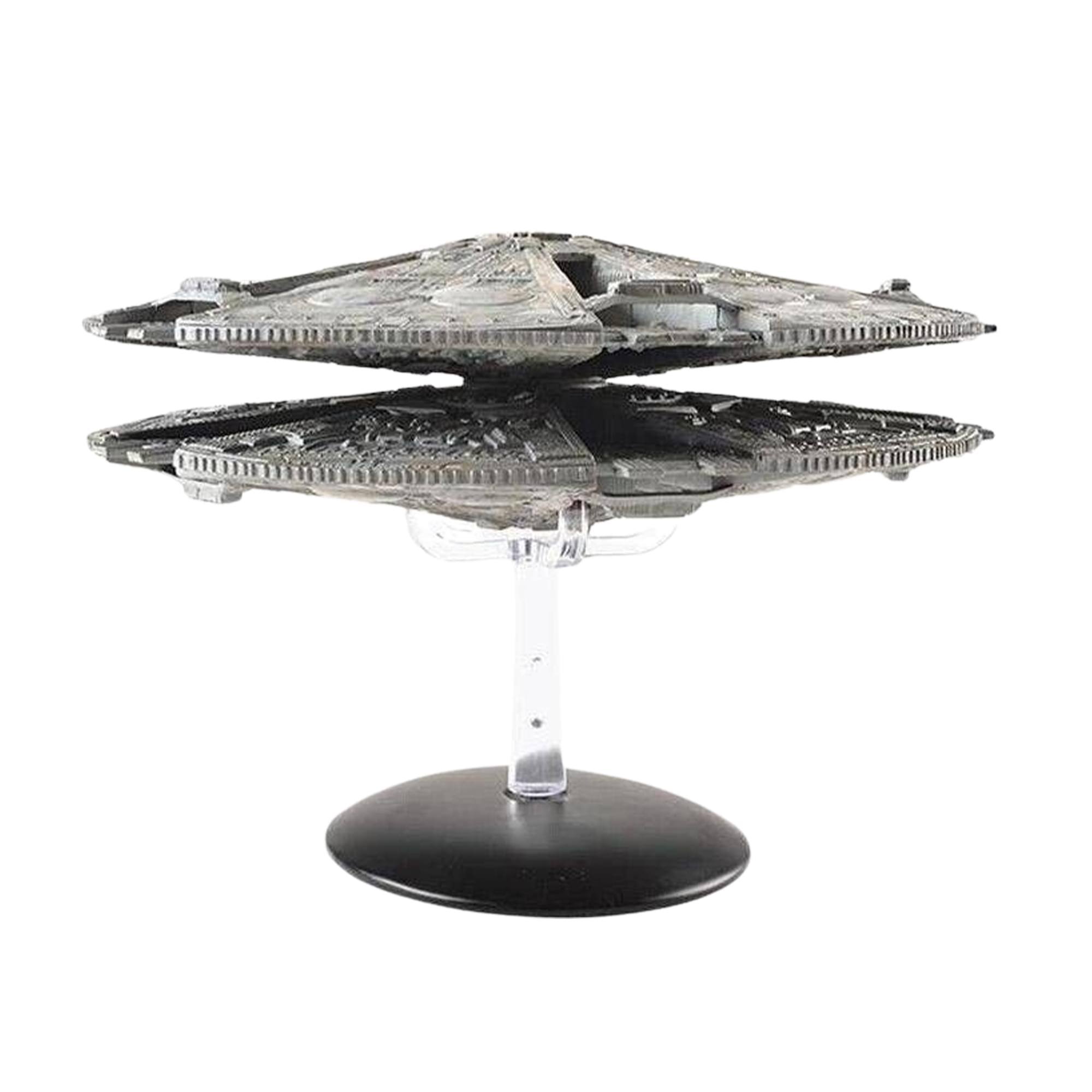 Alt View 3. Eaglemoss - Eaglemoss Battlestar Galactica Ship Replica | Baseship (Classic) - Grey.