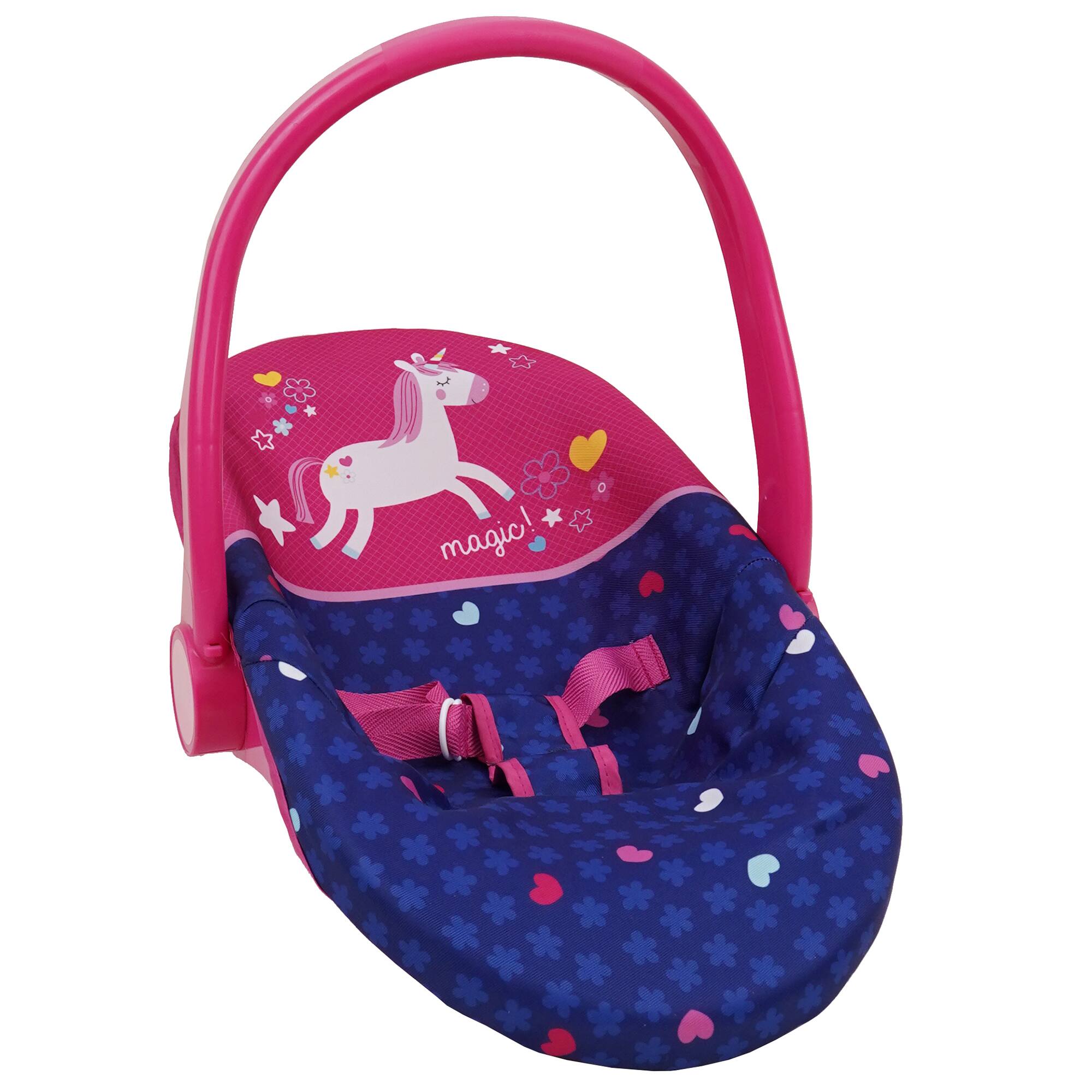 Left. 509 Crew - 509 Crew - Unicorn Baby Doll 3-In-1 Car Seat.