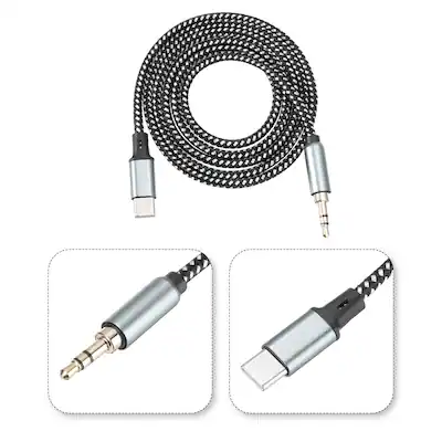 USB To 3.5mm Audio Adapter, AUX To USB Headphone