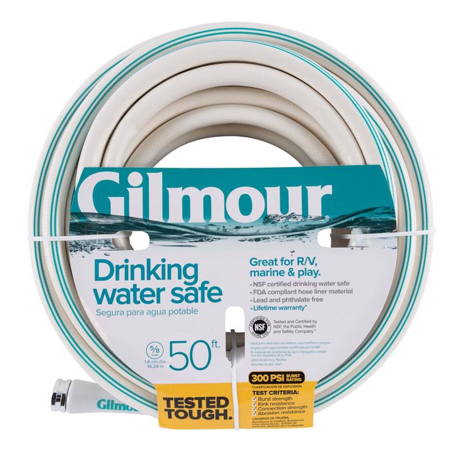 Gilmour - Drinking Water Safe 5/8 in D X 50 ft L RV/Marine Hose price history on PriceWatchPro