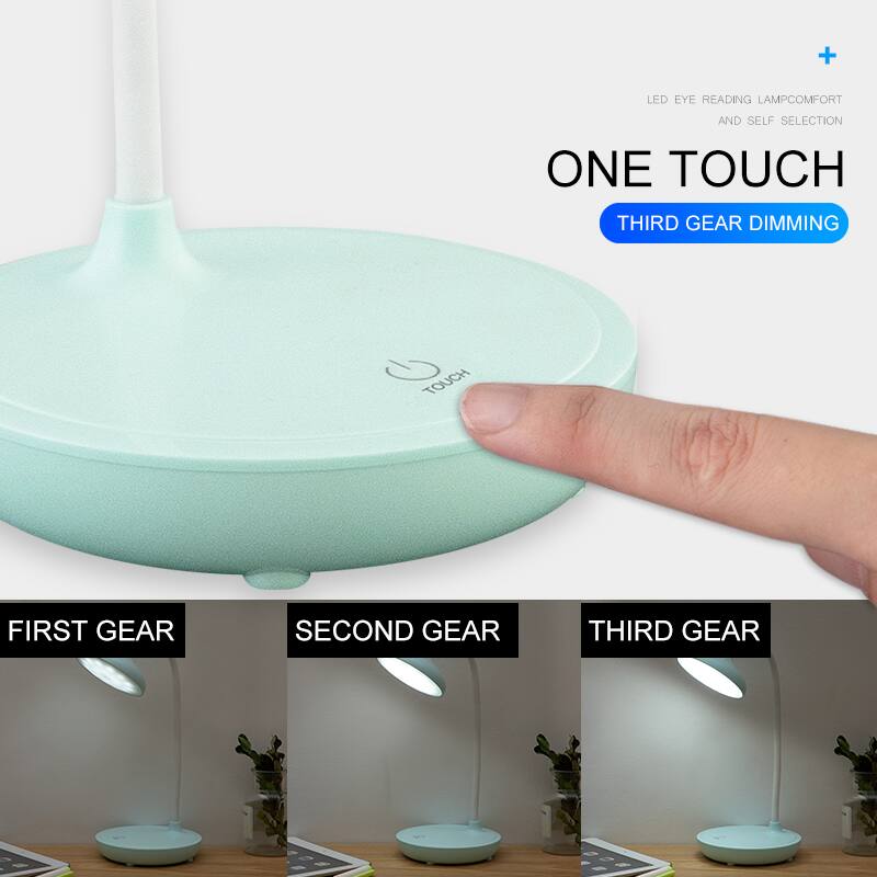 LED Eye Reading Lamp Comfort and Self Selection  
One Touch Third Gear Dimming  
First Gear  
Second Gear  
Third Gear