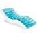 Front Zoom. Intex - Intex: Inflatable Splash Water/Pool Lounge in Teal & White.
