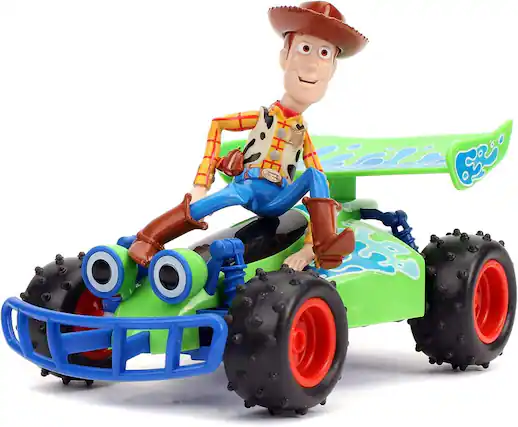 Front. Jada Toys - Jada Toys - Toy Story 4 Woody RC Car - COLLECTIBLES - Multicolor.