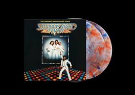 Bee Gees - Saturday Night Fever (Original Soundtrack) - Limited Red, Orange & Blue Marble Colored - VINYL LP