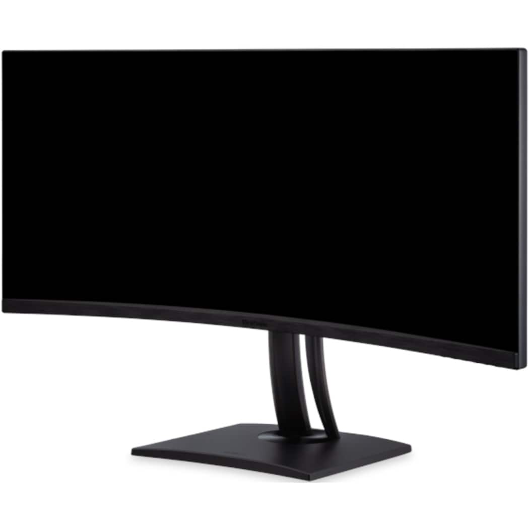 Left. ViewSonic - ColorPro VP3881A 38" LED WQHD Curved Monitor with HDR10 (USB C/HDMI/DisplayPort) - Black.