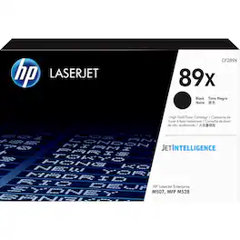 HP - 89X High Yield Toner Cartridge (CF289X) - Black