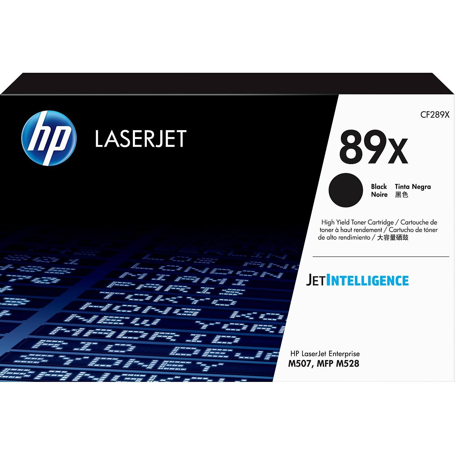 HP - 89X High Yield Toner Cartridge (CF289X) - Black