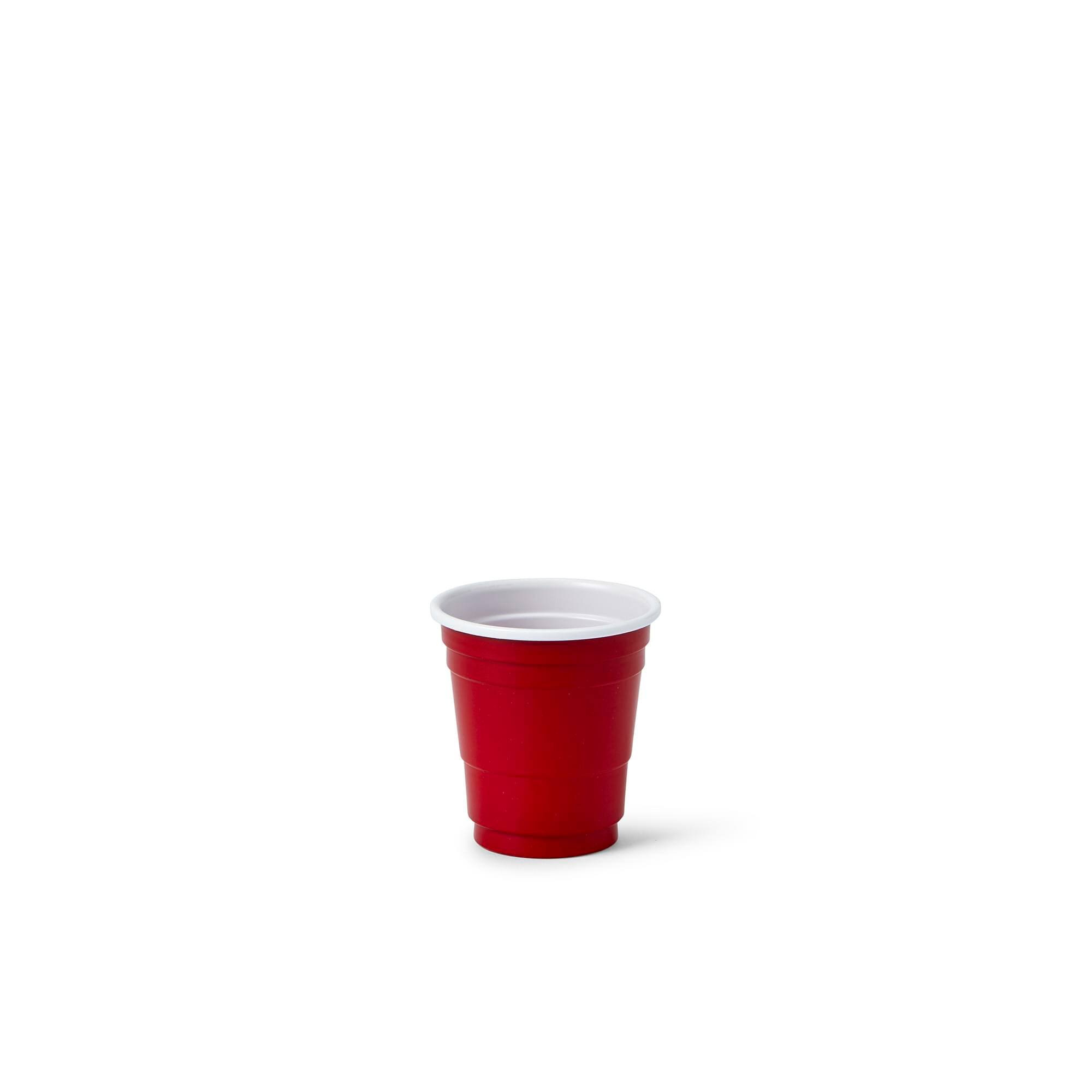 Alt View 10. Just Funky - 20 Pack Shot Glasses - 1.5 oz Acrylic Party Cup - Red Plastic Shot Glass - Red.