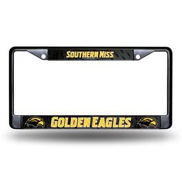 Rico Industries - Southern Miss Golden Eagles Black Metal License Plate Frame - Multi