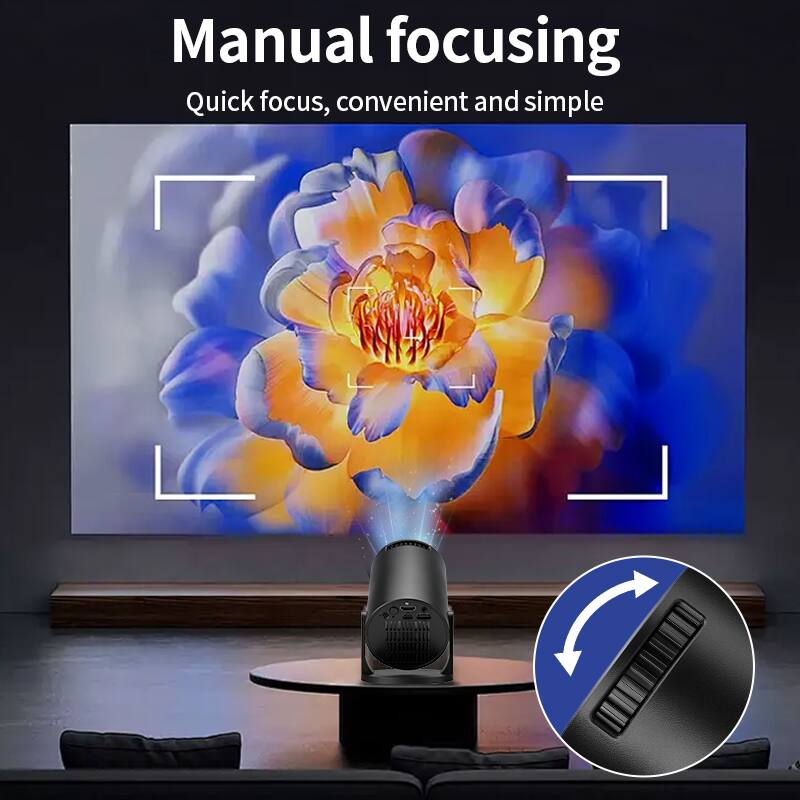 Manual focusing  
Quick focus, convenient and simple