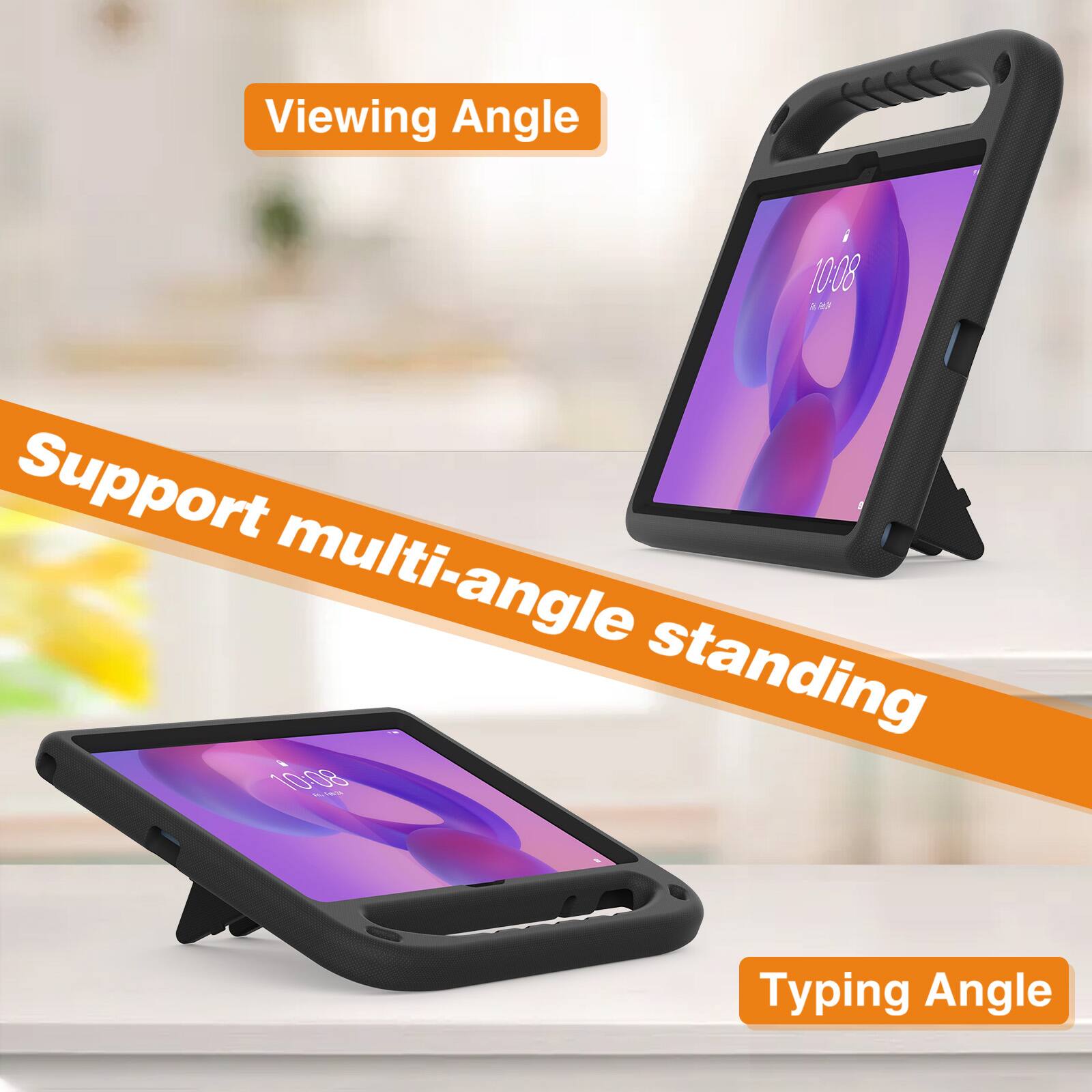 Viewing Angle  
10:08  
Support multi-angle standing  
10:08  
Typing Angle