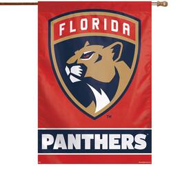 WinCraft - Florida Panthers 28" x 40" Wordmark Single-Sided Vertical Banner - Multicolor