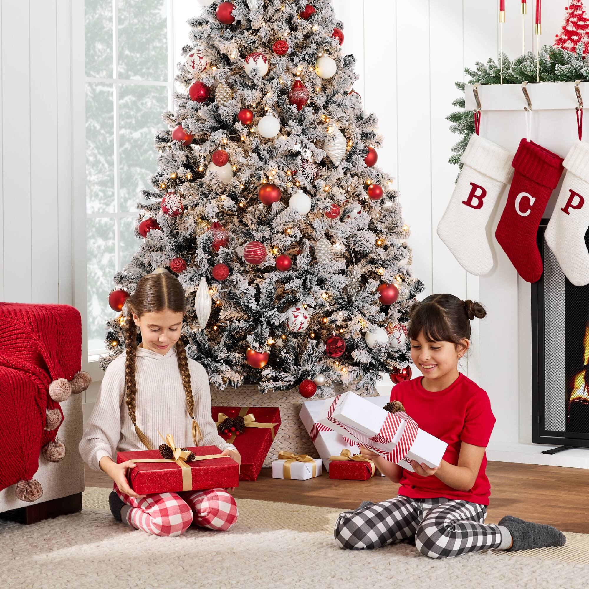 Alt View 4. Best Choice Products - Best Choice Products 6ft Pre-Lit Black Christmas Pine Tree w/ Flocked Branches, 250 Warm-White Lights - Black.